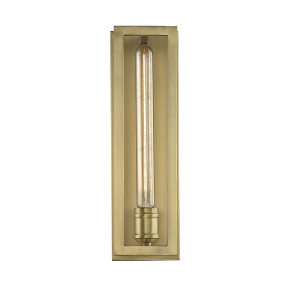Clifton 1-Light Wall Sconce in Warm Brass