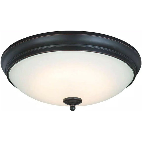 Oil Rubbed Bronze Selectable LED Flush Mount