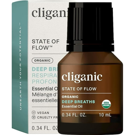 Cliganic Organic Essential Oils Blend Just Breathe