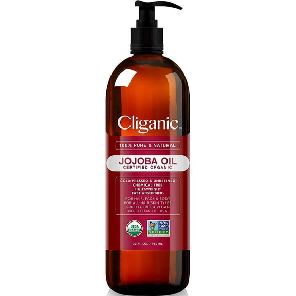 Cliganic Organic Jojoba Oil - 32oz