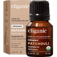 thumbnail image 1 of Cliganic Organic Patchouli Essential Oil - 100% Pure Natural Undiluted, for Aromatherapy Diffuser | Non-GMO Verified, 1 of 5
