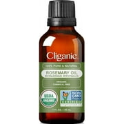 Cliganic Organic Rosemary Essential Oil, 1oz - 100% Pure Natural Undiluted, for Aromatherapy | Non-GMO Verified