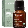 thumbnail image 1 of Cliganic Organic Tea Tree Essential Oil - 0.33oz, 1 of 9