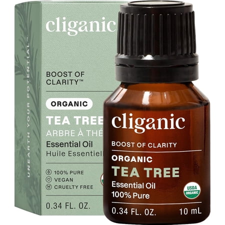Cliganic Organic Tea Tree Essential Oil - 0.33oz