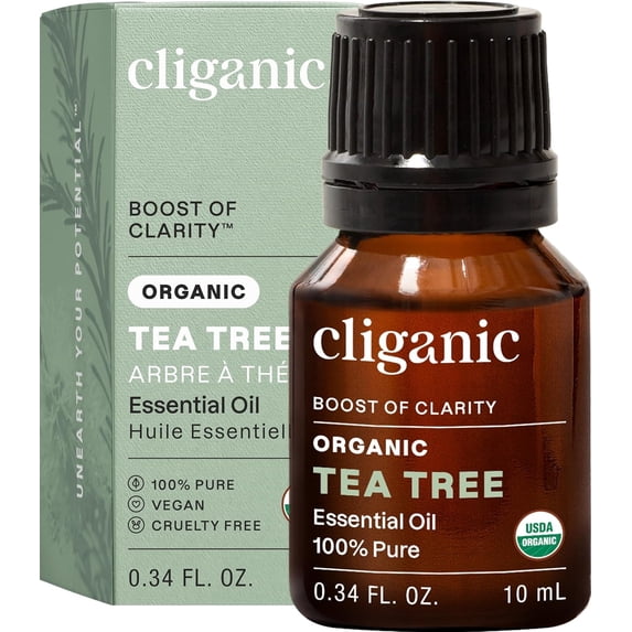 Cliganic Organic Tea Tree Essential Oil - 0.33oz