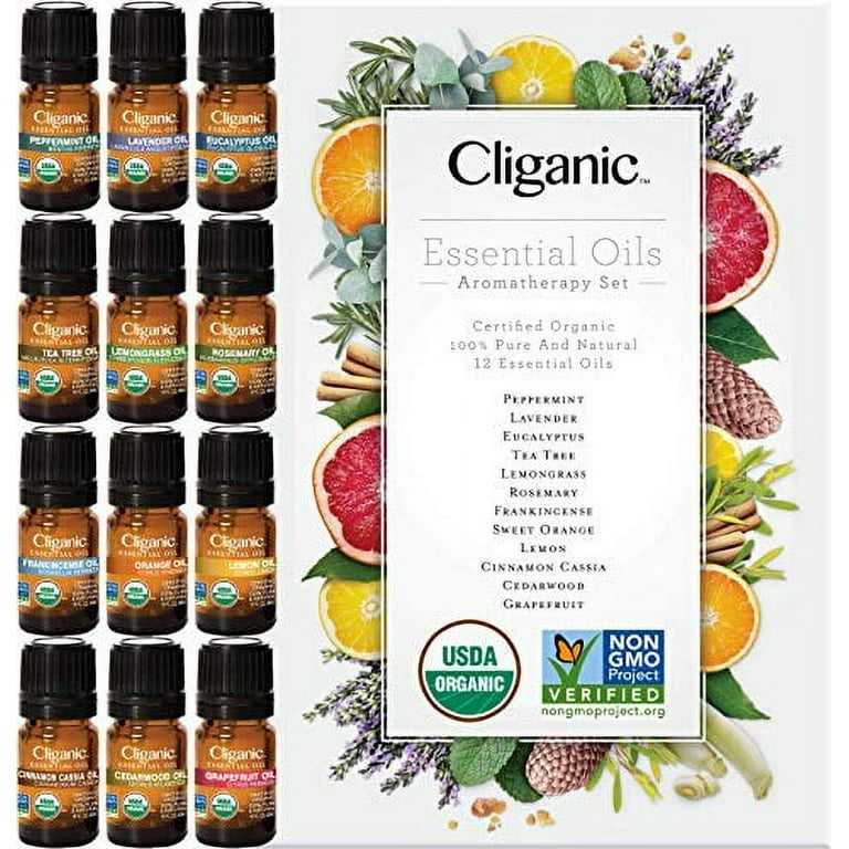 Cliganic 100% Pure Essential Oil Body Oil, Lemon, 0.33 fl oz, 1 - Kroger