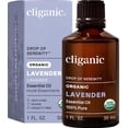 thumbnail image 1 of Cliganic USDA Organic Lavender Essential Oil, 1oz - 100% Pure Natural Undiluted, for Aromatherapy Diffuser | Non-GMO Verified, 1 of 9