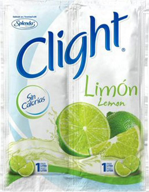Clight, Lemon Flavor Powdered Drink Mix, Zero Calories, 0.49 oz, 2 Pack,Plastic Sachet