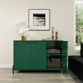 thumbnail image 1 of Clihome 3-Door Accent Storage Cabinet, Modern Buffet Credenzas Sideboard, Green, 1 of 7