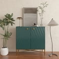 thumbnail image 1 of Clihome Modern Accent Storage Cabinet with 2 Doors, Buffet Sideboard, Green, 1 of 6