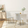 thumbnail image 1 of Clihome Modern Upholstered Dining Chairs Set of 2 Side Chair for Living Room, Beige, 1 of 7