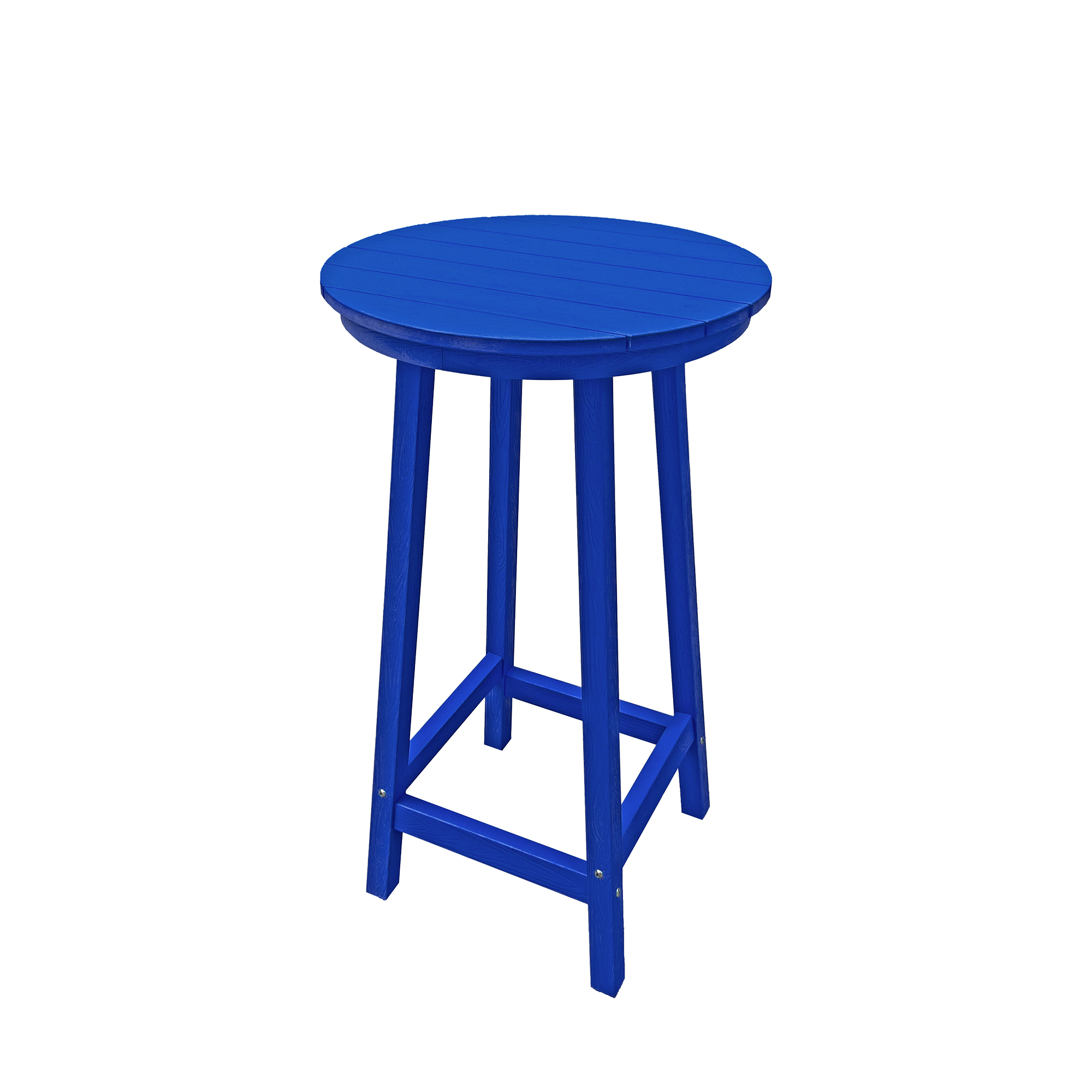 Clihome Outdoor Bar Height Bistro Table HIPS Round Patio Bar Table Tall