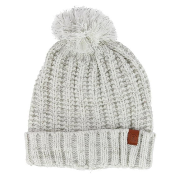 ClimaZer0  Sherpa Lined Knit Winter Beanie Pom Hat (Women)