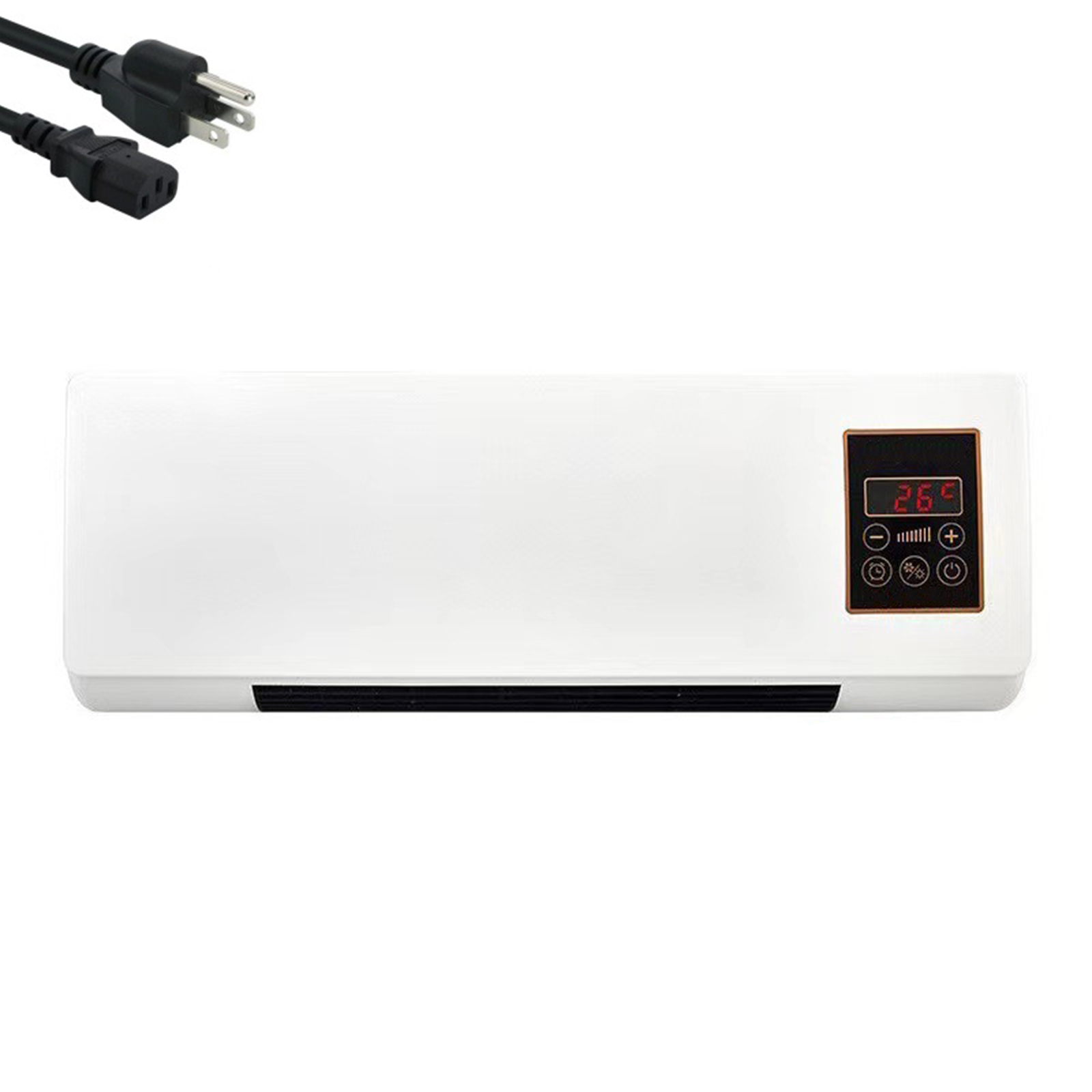 Climafy Air Conditioner, 2 in 1 Cooling Air 3s Wall Mounted, 12000btu Cooling, Covers 300 Square Feet, 60(16)-86(30), Energy Saving, Cooling and Heating (White, 110v)