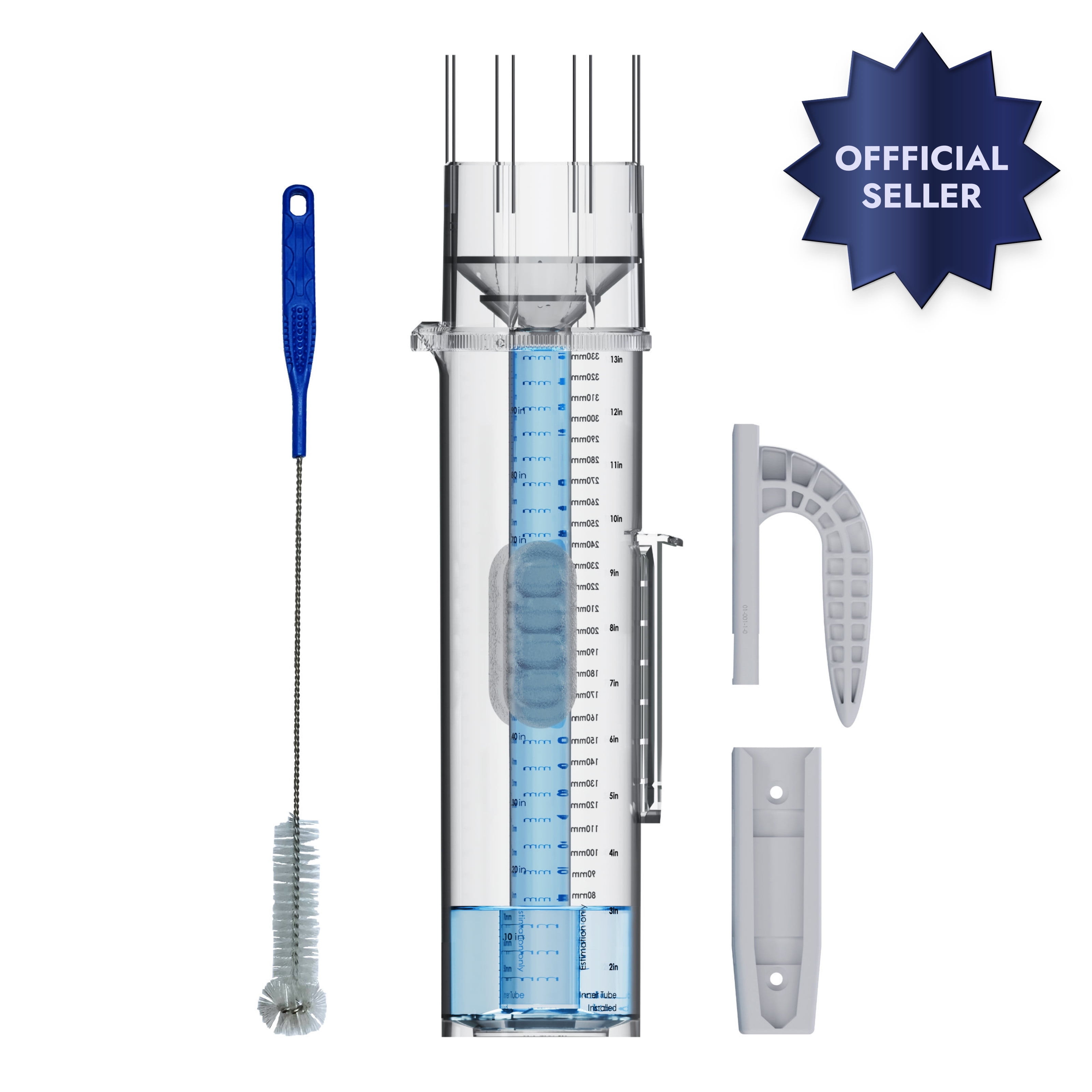 Tropo Clear Polycarbonate All-Weather Rain and Snow Gauge