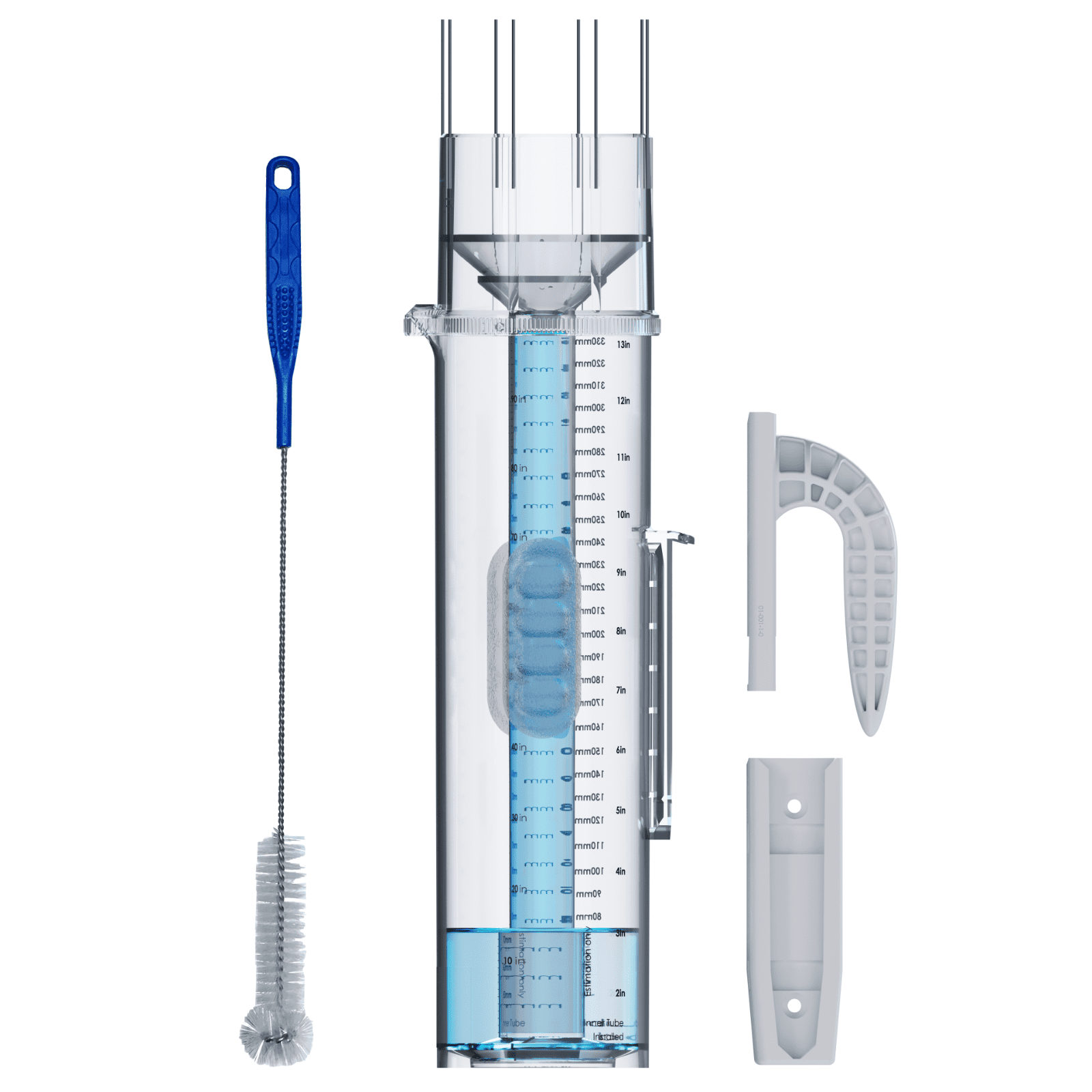 Tropo Clear Polycarbonate All-Weather Rain and Snow Gauge