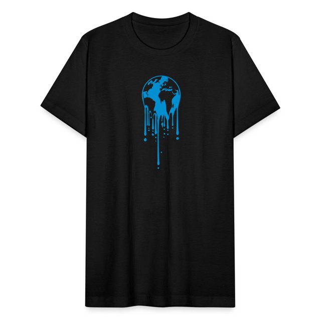Climate Change Melting Earth Drops Graffiti Save C Unisex Jersey T