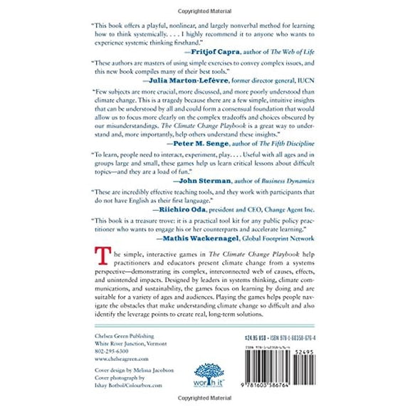Pre-Owned Climate Change Playbook: Thinking Games for More Effective Communication about Climate Change: 22 Systems Thinking Games for More Effective Communication about Paperback