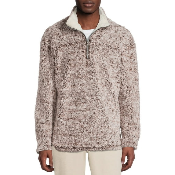 Climate Concepts 1/4 Zip Fluffy Fleece Pullover, Sizes S-XXL