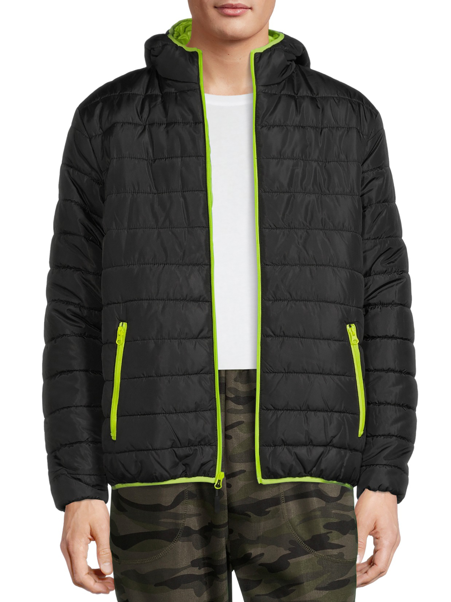 Climate Concepts Men's Hooded Down Look Jacket, Sizes SXXL