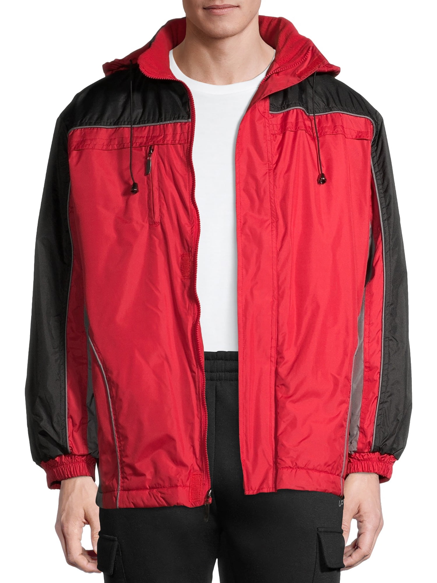 Climate Concepts Men's Polar Tec Fleece Lined Jacket with Removable