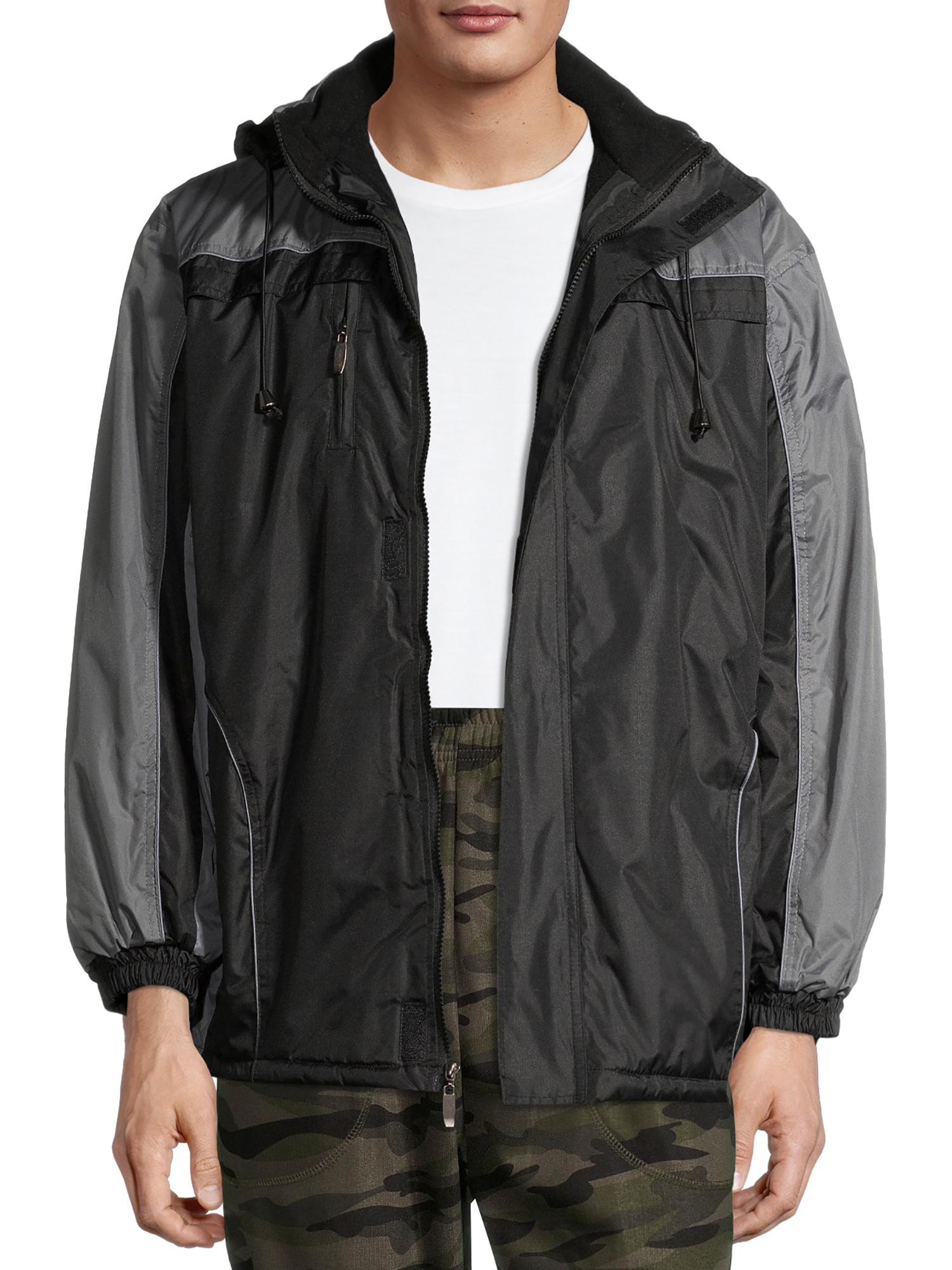 Climate Concepts Men's Polar Tec Fleece Lined Jacket with Removable