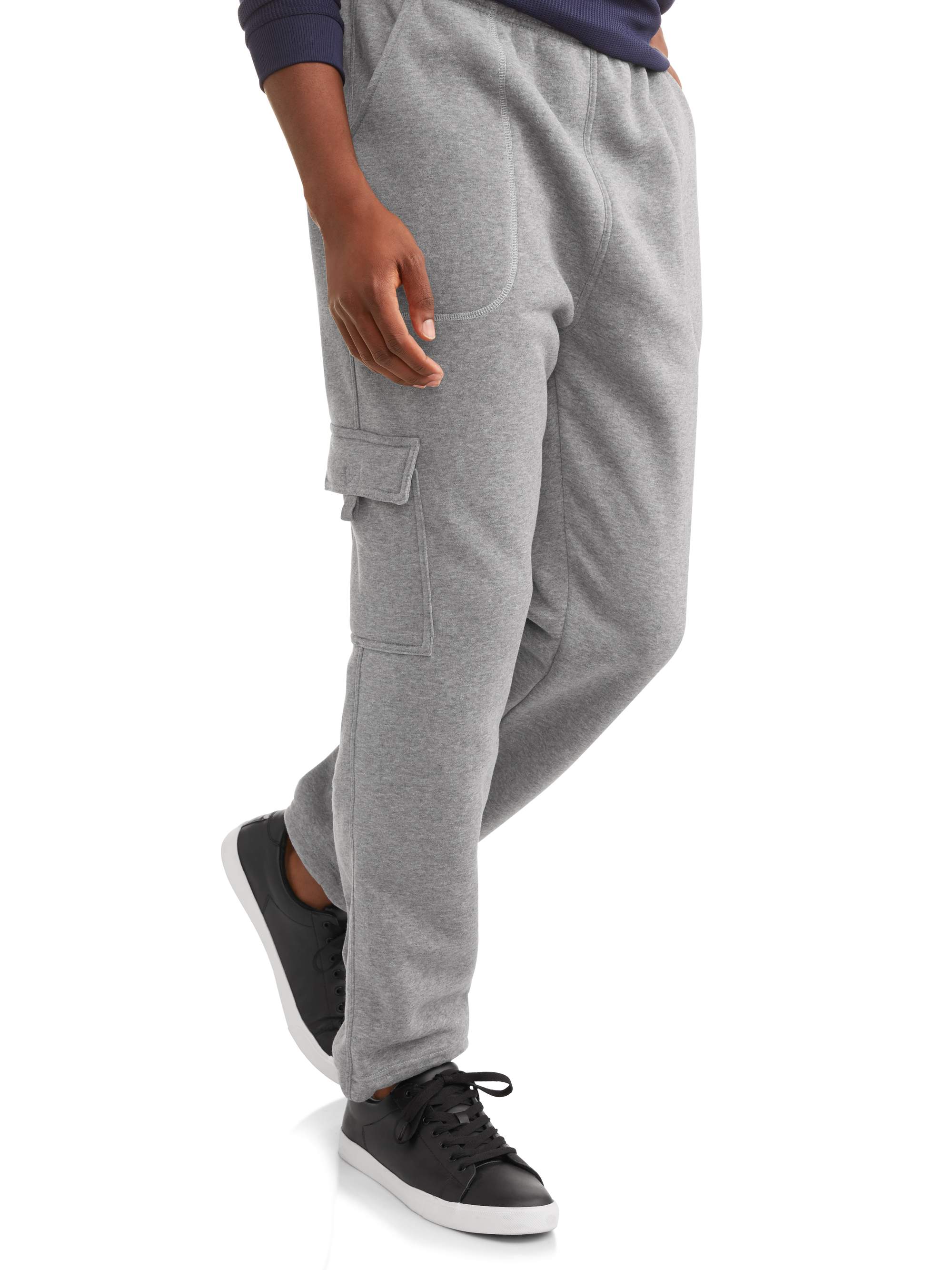 Cargo pocket fleece pants hotsell