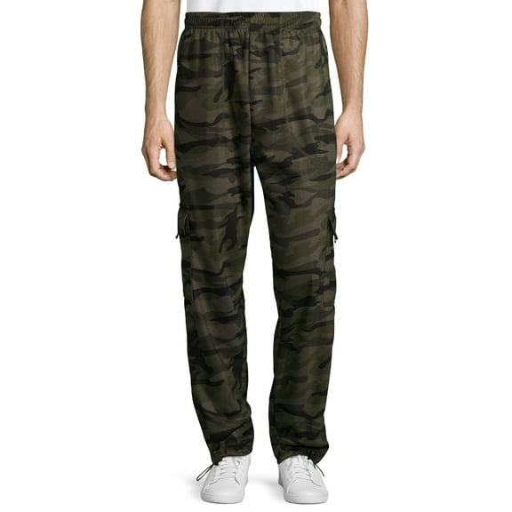 Climate Concepts Men's and Big Men's Fleece Cargo Pocket Sweatpants, Sizes S-5XL