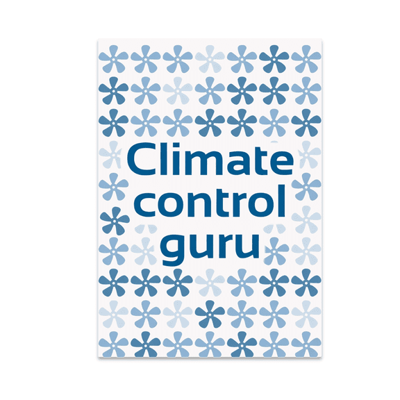 Climate Control Guru Wall Decor - HVAC Technician - 13x19 Poster Print