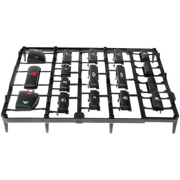 Climate Control Push Button Set - Compatible with 2003 - 2011 Saab 9-3 2004 2005 2006 2007 2008 2009 2010