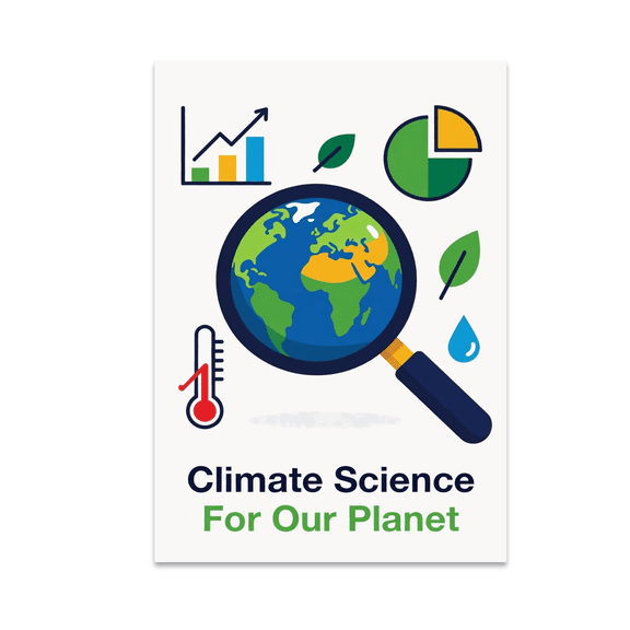 Climate Science For Our Planet - Eco-Friendly Wall Art - 13x19 Poster Print