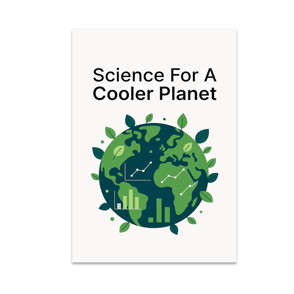 Climate Science Modern Wall Decor - Eco-Conscious Individual - 13x19 Poster Print