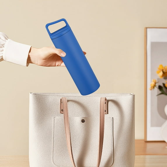 Climate+ Stainless Steel Vacuum Insulated Water Bottle Wide Mouth 480ml Leak Proof Hot Cold Temperature Retention for 12 Hours