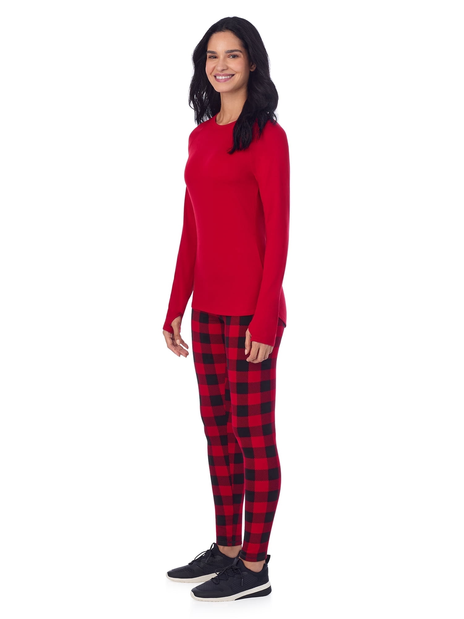 ClimateRight by Cuddl Duds Base Layer 2-piece Base layer Top and Legging Set (Women's and Women's Plus)