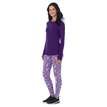 ClimateRight by Cuddl Duds Base Layer 2-piece Base layer Top and Legging Set (Women's and Women's Plus)