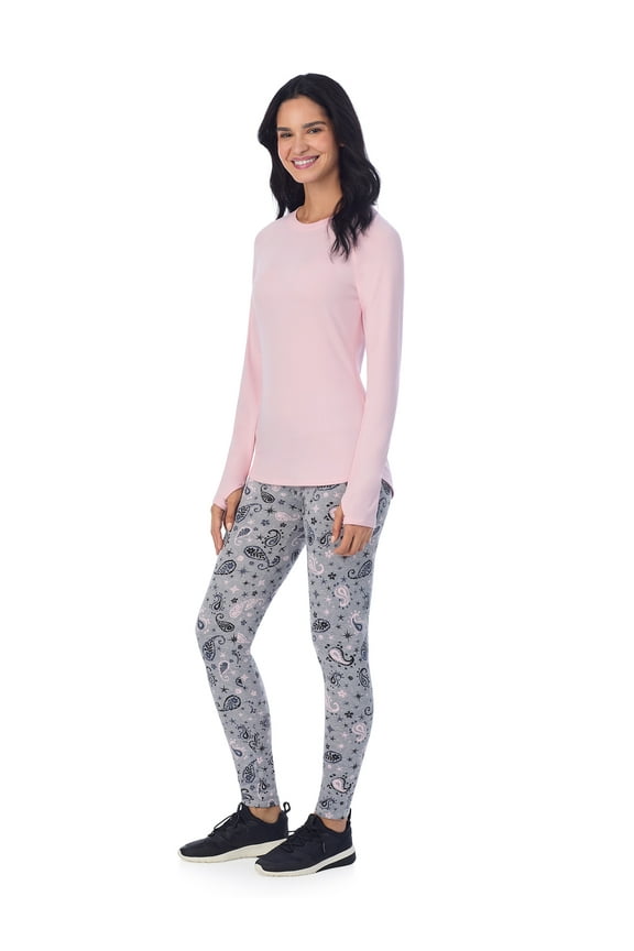 ClimateRight by Cuddl Duds Base Layer 2-piece Base layer Top and Legging Set (Women's and Women's Plus)