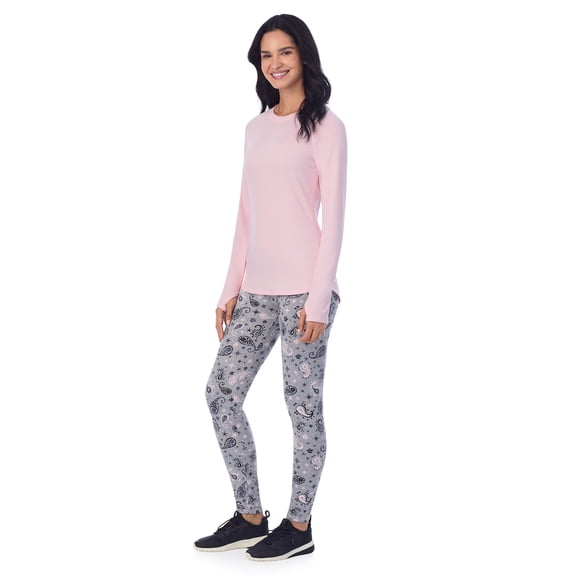 ClimateRight by Cuddl Duds Base Layer 2-piece Base layer Top and Legging Set (Women's and Women's Plus)