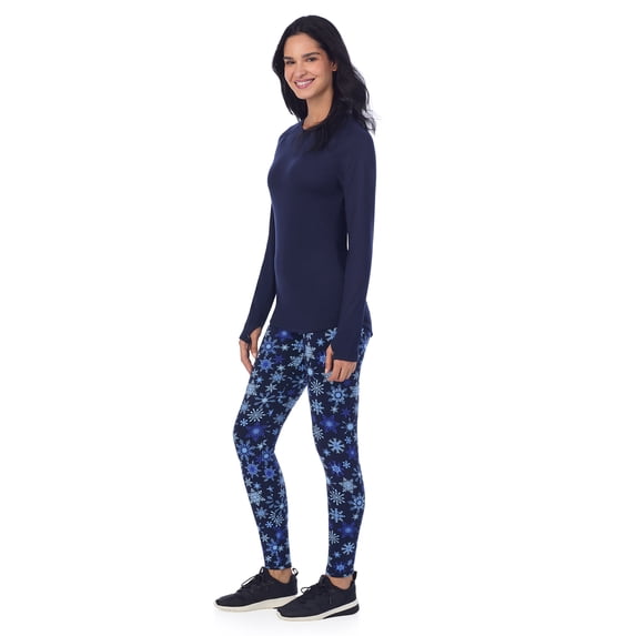 ClimateRight by Cuddl Duds Base Layer 2-piece Base layer Top and Legging Set (Women's and Women's Plus)