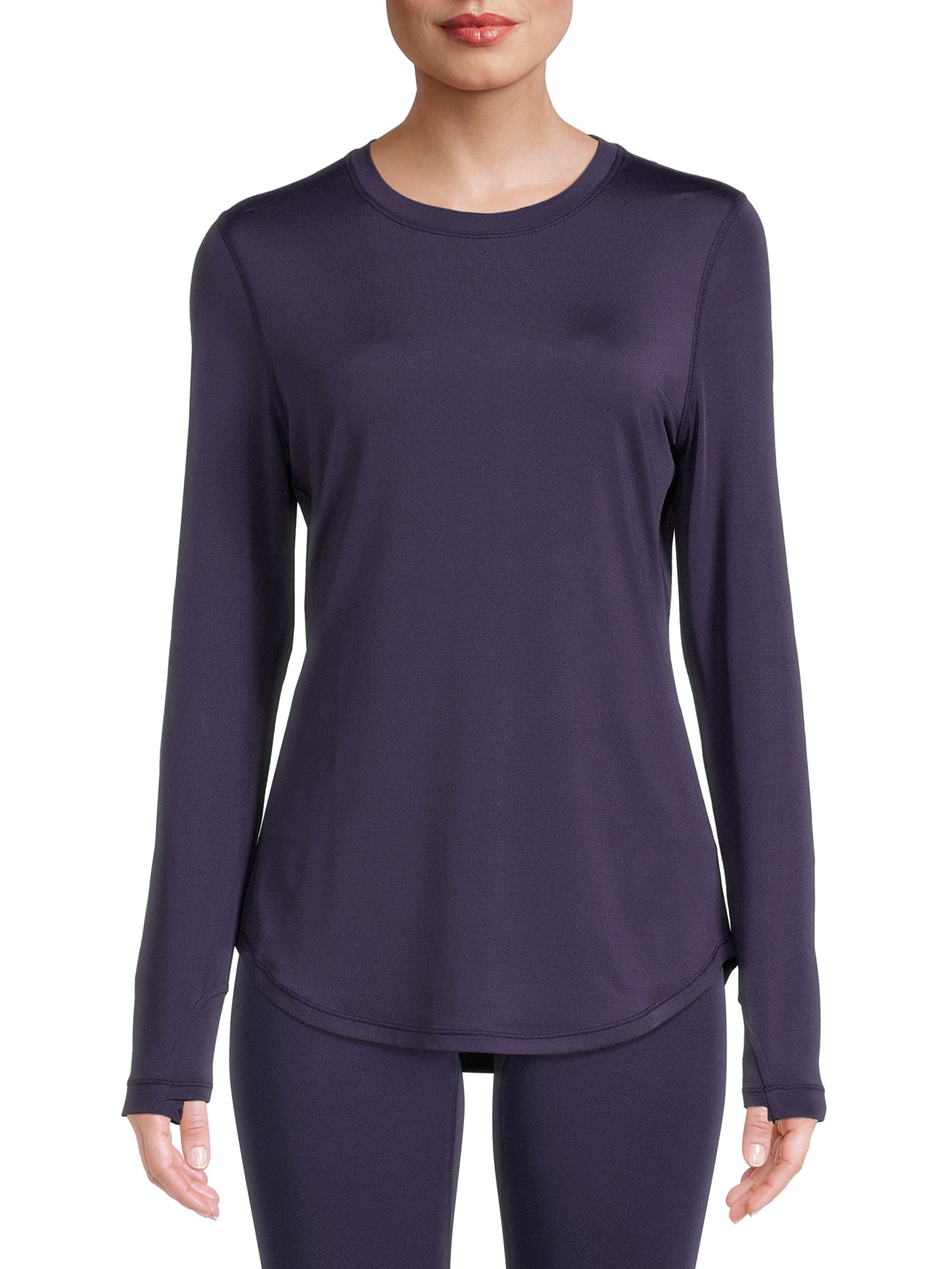 ClimateRight by Cuddl Duds Long Sleeve Crew Neck Base Layer Top (Women's),  1 Count, 1 Pack 