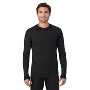 ClimateRight by Cuddl Duds Men’s Arctic Proof Base Layer Long Raglan Sleeve Crewneck Top, Sizes S-3XL