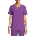 thumbnail image 1 of ClimateRight by Cuddl Duds Modern Fit Short Sleeve Scrub Top (Women's), 1 Count, 1 Pack, 1 of 5