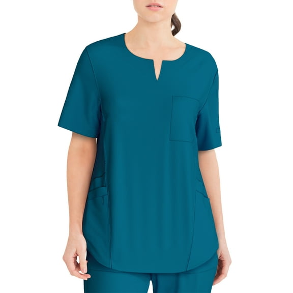 ClimateRight by Cuddl Duds Modern Fit Short Sleeve Scrub Top (Women's), 1 Count, 1 Pack