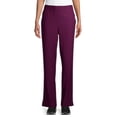 thumbnail image 1 of ClimateRight by Cuddl Duds Modern Fit Straight-Leg Flat Front Scrub Pant (Women's Petite), 1 Count, 1 Pack, 1 of 6