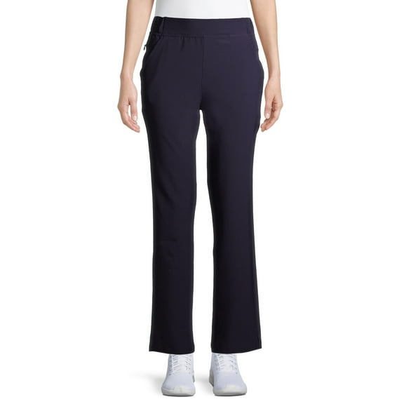 ClimateRight by Cuddl Duds Modern Fit Straight-Leg Flat Front Scrub Pant (Women's Petite), 1 Count, 1 Pack