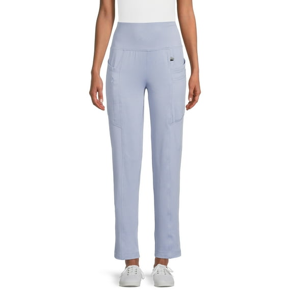 ClimateRight by Cuddl Duds Scrubs Women’s and Women's Plus Jersey Knit Multi-Task Pant