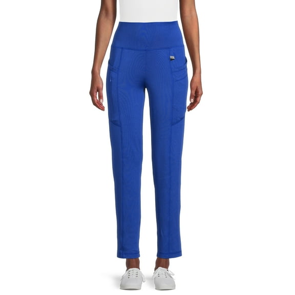 ClimateRight by Cuddl Duds Scrubs Women’s and Women's Plus Jersey Knit Multi-Task Pant