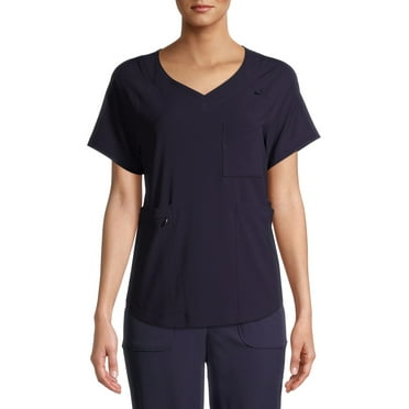 ClimateRight by Cuddl Duds Short Sleeve V-Neck Scrub Top (Women's )