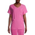 thumbnail image 1 of ClimateRight by Cuddl Duds Short Sleeve V-Neck Scrub Top (Women's ), 1 of 6