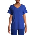 thumbnail image 1 of ClimateRight by Cuddl Duds Short Sleeve V-Neck Scrub Top (Women's ), 1 of 6
