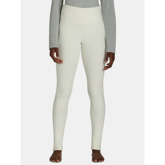 ClimateRight by Cuddl Duds Stretch Fleece Women's High Rise Base Layer Legging, Sizes XS to 4X